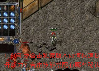 1.80斩龙合击独家版本如何快速提升战力?合击技能搭配有哪些秘诀? 1.80斩龙合击独家版本如何快速提升战力?合击技能搭配有哪些秘诀?