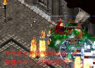 传奇老鸟带队飞速升级,都有哪些不为人知的技巧? 传奇老鸟带队飞速升级,都有哪些不为人知的技巧?