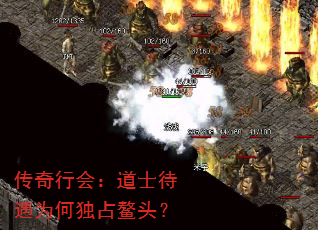 传奇行会:道士待遇为何独占鳌头? 传奇行会:道士待遇为何独占鳌头?