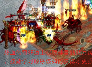 热血传奇SF道士召唤神兽骷髅月灵,技能学习顺序该如何安排才更强? 热血传奇SF道士召唤神兽骷髅月灵,技能学习顺序该如何安排才更强?