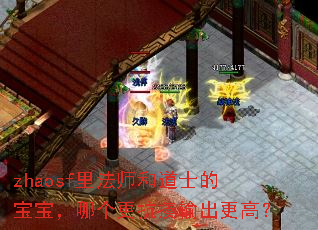 zhaosf里法师和道士的宝宝,哪个更抗揍输出更高? zhaosf里法师和道士的宝宝,哪个更抗揍输出更高?