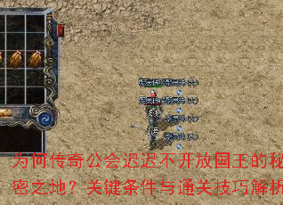 为何传奇公会迟迟不开放国王的秘密之地?关键条件与通关技巧解析 为何传奇公会迟迟不开放国王的秘密之地?关键条件与通关技巧解析