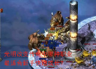 光明改变传奇中哪种职业最适合新手快速成长? 光明改变传奇中哪种职业最适合新手快速成长?