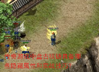 传奇游戏中盘古项链具备哪些隐藏属性和实战技巧? 传奇游戏中盘古项链具备哪些隐藏属性和实战技巧?