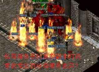 私有服务器玩家刷副本时追求的常见目标有哪些差异? 私有服务器玩家刷副本时追求的常见目标有哪些差异?