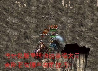 传奇私服里想快速获得大量金刚石有哪些实用技巧? 传奇私服里想快速获得大量金刚石有哪些实用技巧?