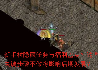 新手村隐藏任务与福利盘点?这些关键步骤不做将影响后期发展? 新手村隐藏任务与福利盘点?这些关键步骤不做将影响后期发展?
