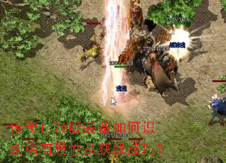 传奇1.76版装备如何识别稀有属性及获取技巧? 传奇1.76版装备如何识别稀有属性及获取技巧?