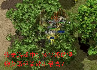 传奇游戏中打多少级的怪物获取经验效率最高? 传奇游戏中打多少级的怪物获取经验效率最高?