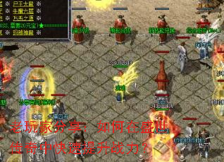 老玩家分享:如何在盛世传奇中快速提升战力? 老玩家分享:如何在盛世传奇中快速提升战力?