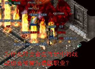 为什么轻变合击传奇中的战战组合被誉为最酷职业? 为什么轻变合击传奇中的战战组合被誉为最酷职业?
