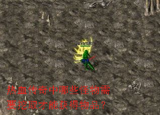 热血传奇中哪些怪物需要挖取才能获得物品? 热血传奇中哪些怪物需要挖取才能获得物品?