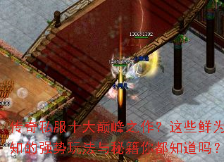 传奇私服十大巅峰之作?这些鲜为人知的强势玩法与秘籍你都知道吗? 传奇私服十大巅峰之作?这些鲜为人知的强势玩法与秘籍你都知道吗?